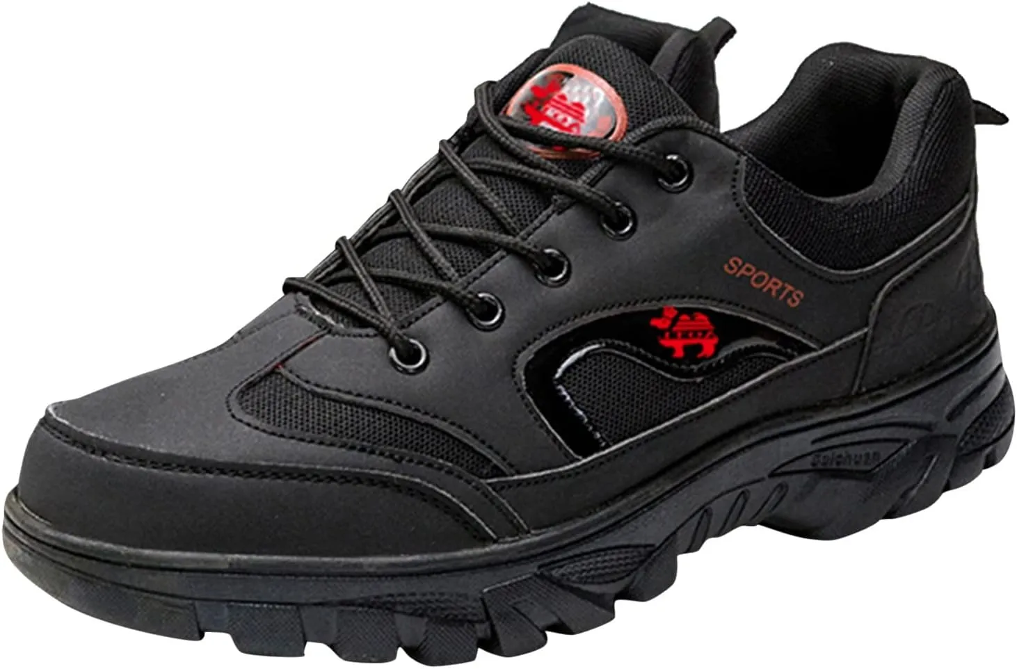 Men’s Hiking Shoes Outdoor Walking Shoes Breathable Trekking Trails Shoes Low Top Sneakers Lightweight Walking Shoes