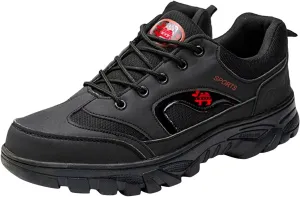 Men’s Hiking Shoes Outdoor Walking Shoes Breathable Trekking Trails Shoes Low Top Sneakers Lightweight Walking Shoes