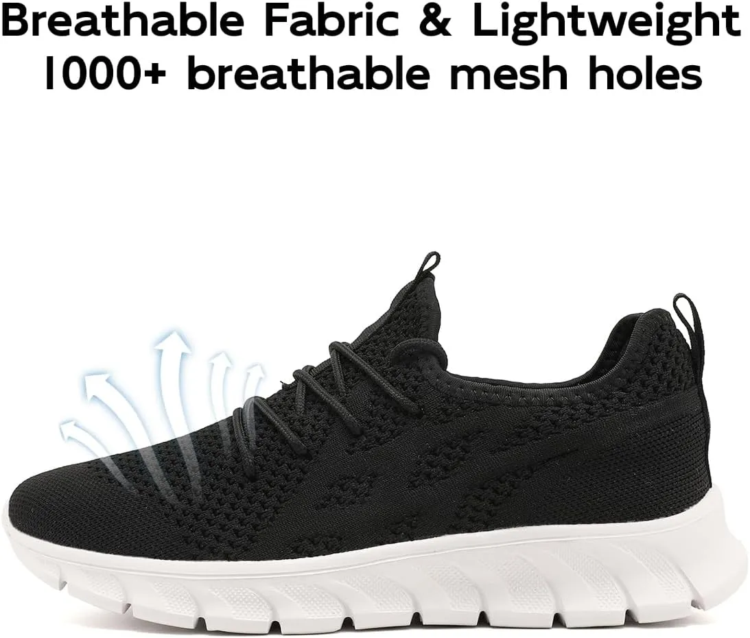 Men's Road Running Shoes Walking Tennis Sports Slip On Sneaker Workout Gym Comfortable Fashion Shoes for Men