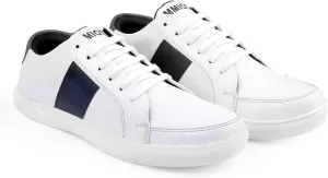 Mens' Shoes | Casual Sneakers White/Blue Shoes for Men