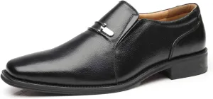 Men's Slip On Loafers Business Casual Comfortable Classic Leather Dress Shoes for Men