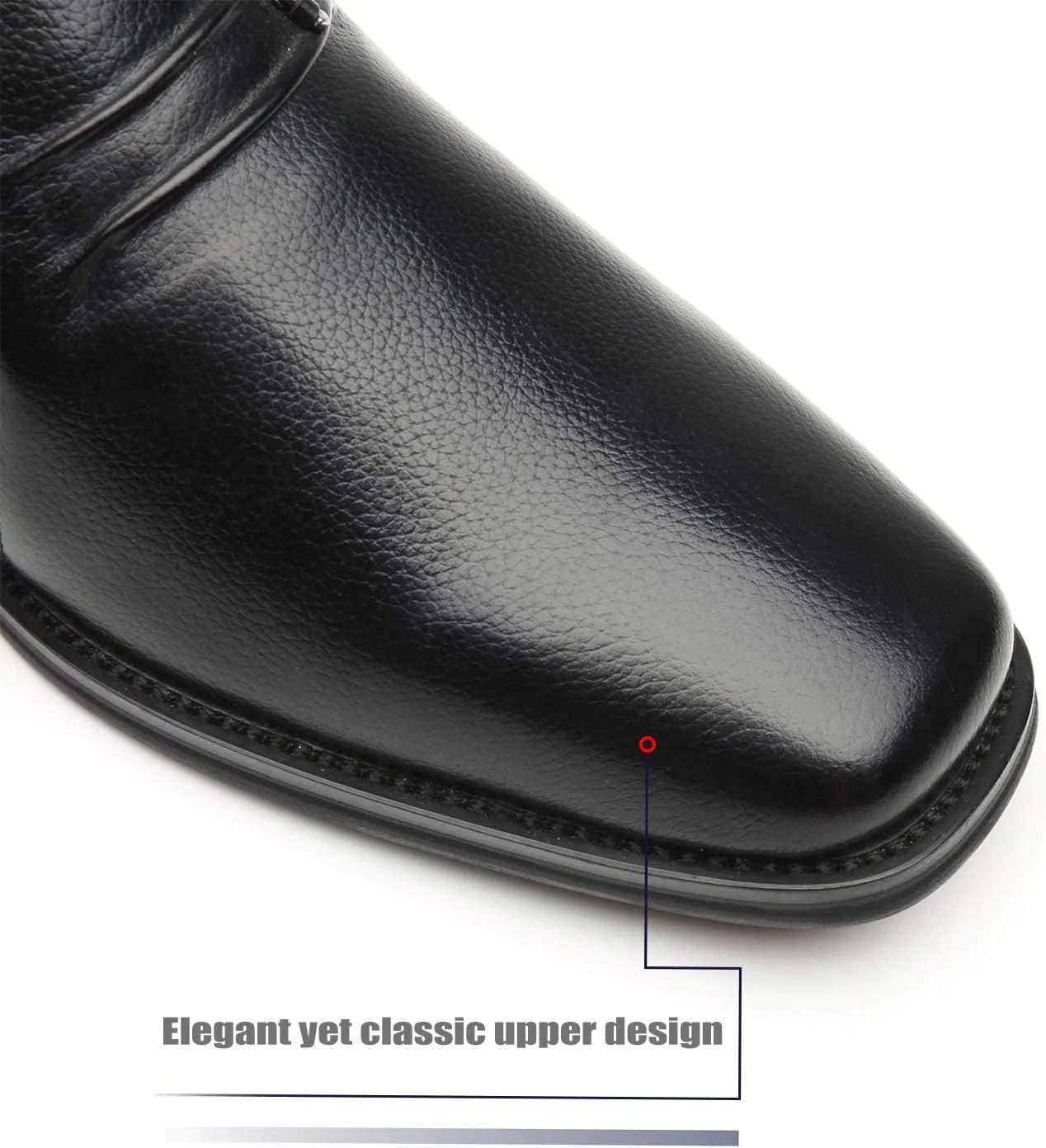 Men's Slip On Loafers Business Casual Comfortable Classic Leather Dress Shoes for Men