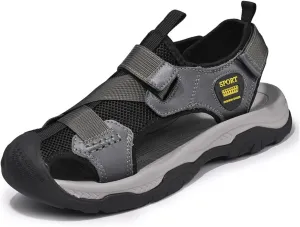 Mens Summer Casual Closed Toe Leather Handmade ls Outdoor Fisherman Beach Shoes For Outdoor Walking Driving