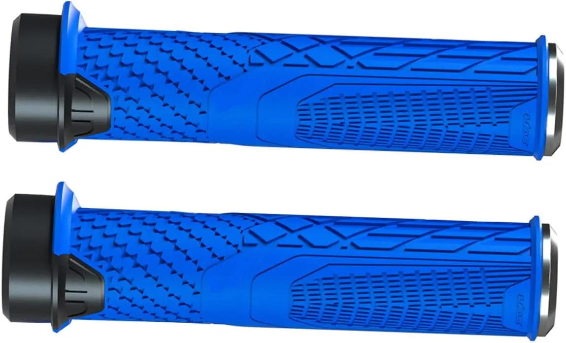 Mikikit Lockable Grips for Mountain Bike Handlebars TPR Material Comfortable Non-Slip Surface