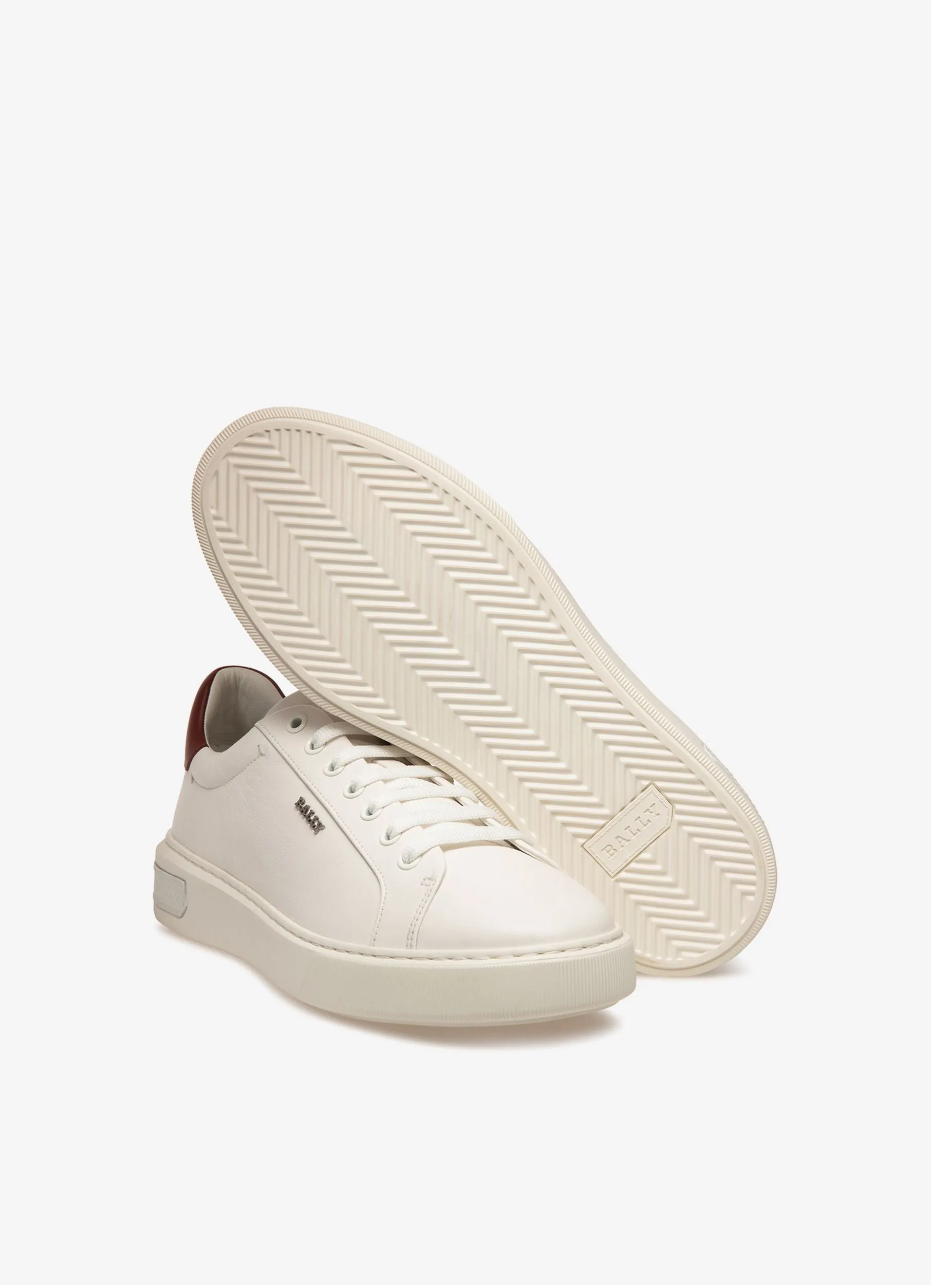 Miky Leather Sneakers In White