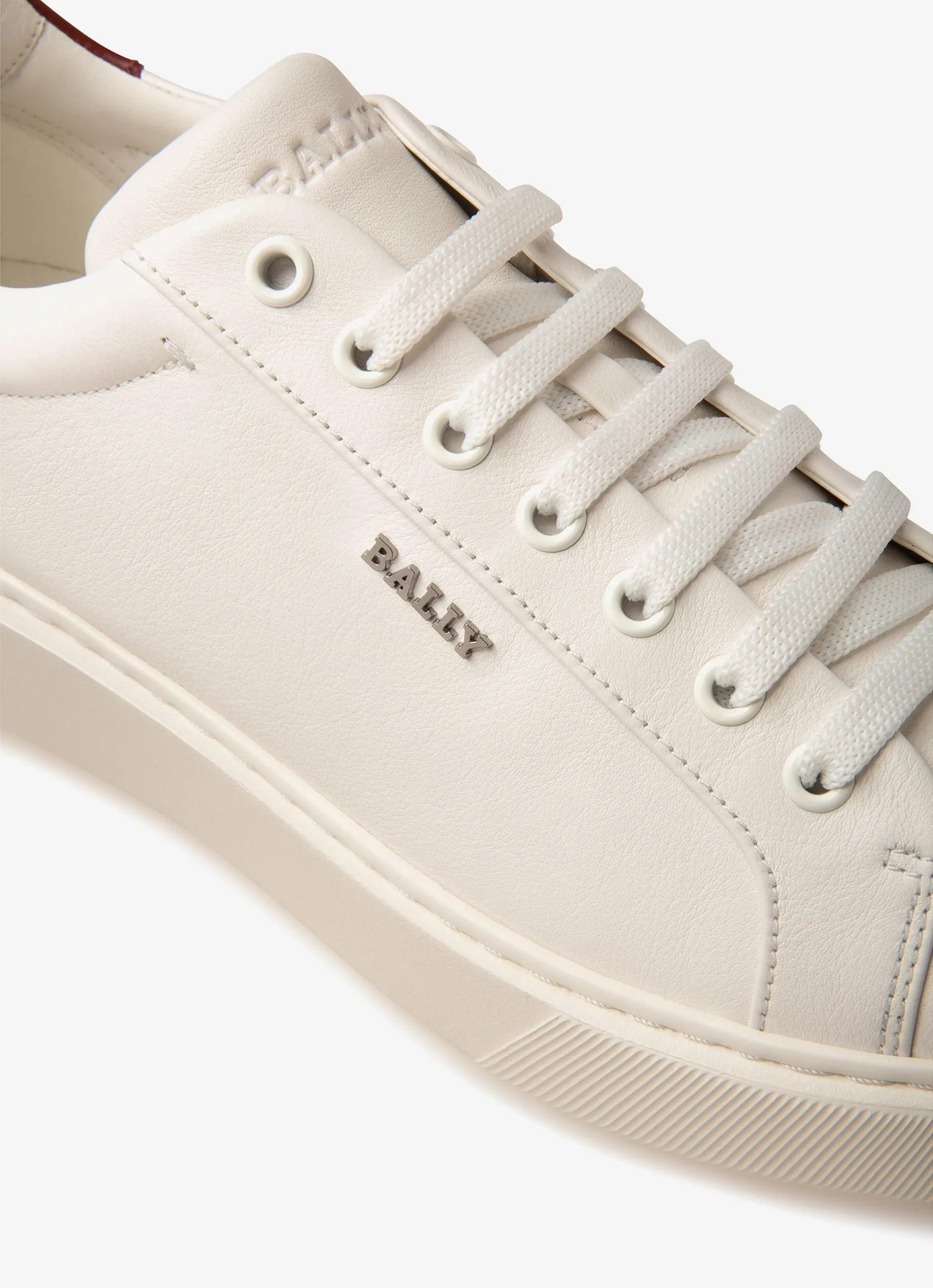 Miky Leather Sneakers In White