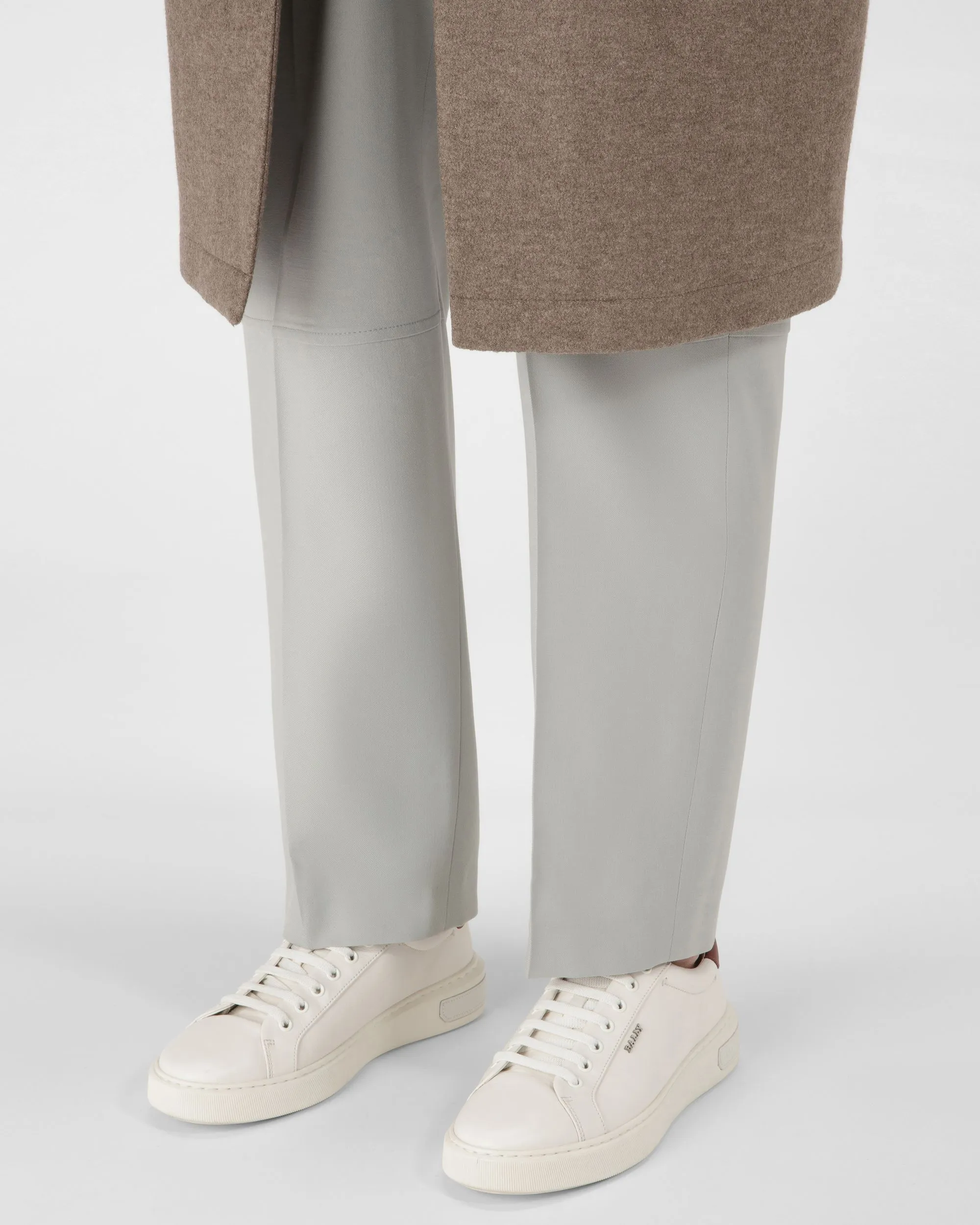 Miky Leather Sneakers In White