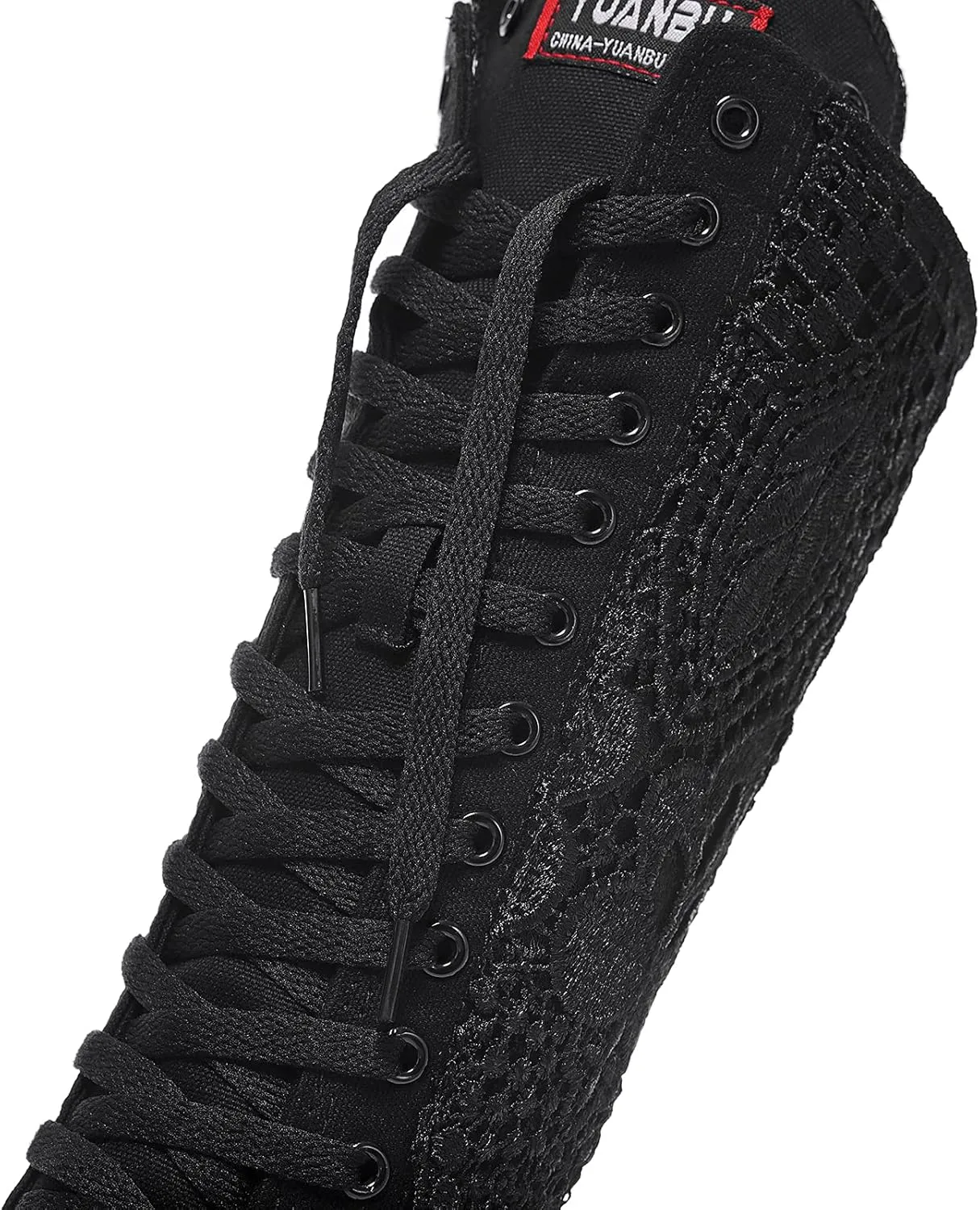 Momuk Fashion Girls Canvas Boots Knee High Sneakers Causal School Shoes Applicable for Both School Dresses or Casual Occasions for Women Size 11 B(M) US Black
