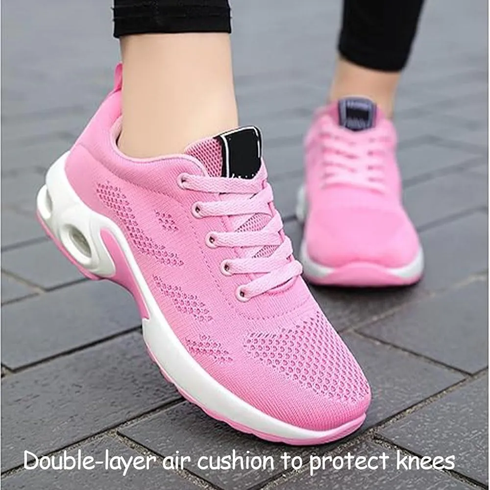 Musabela Orthopedic Air Cushion Mesh Breathable Sneaker Shoes for Women, Casual Breathable Knit Air Cushion Walking Shoes, The Most Comfortable Orthopedic Shoes for Your Feet