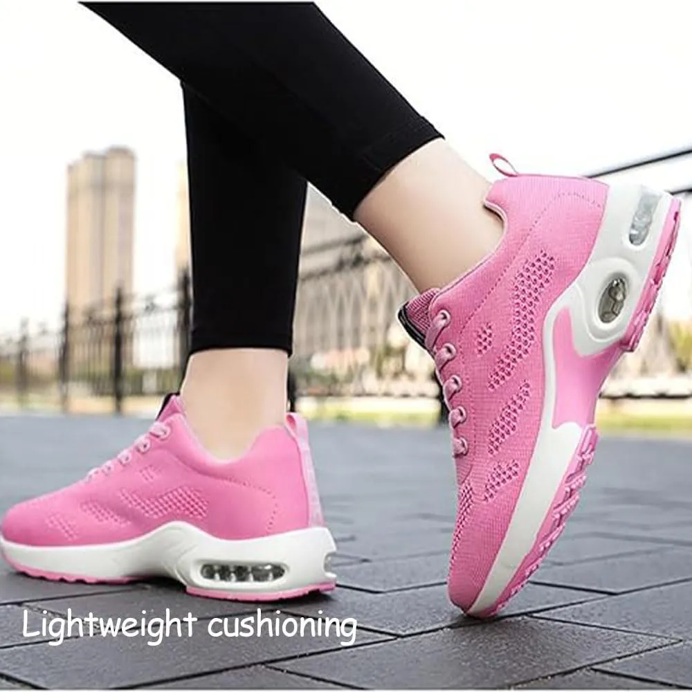 Musabela Orthopedic Air Cushion Mesh Breathable Sneaker Shoes for Women, Casual Breathable Knit Air Cushion Walking Shoes, The Most Comfortable Orthopedic Shoes for Your Feet