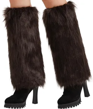 Nanxson Womens Fur Leg Warmer Winter Furry Long Boot Cuffs Cover TTW0034