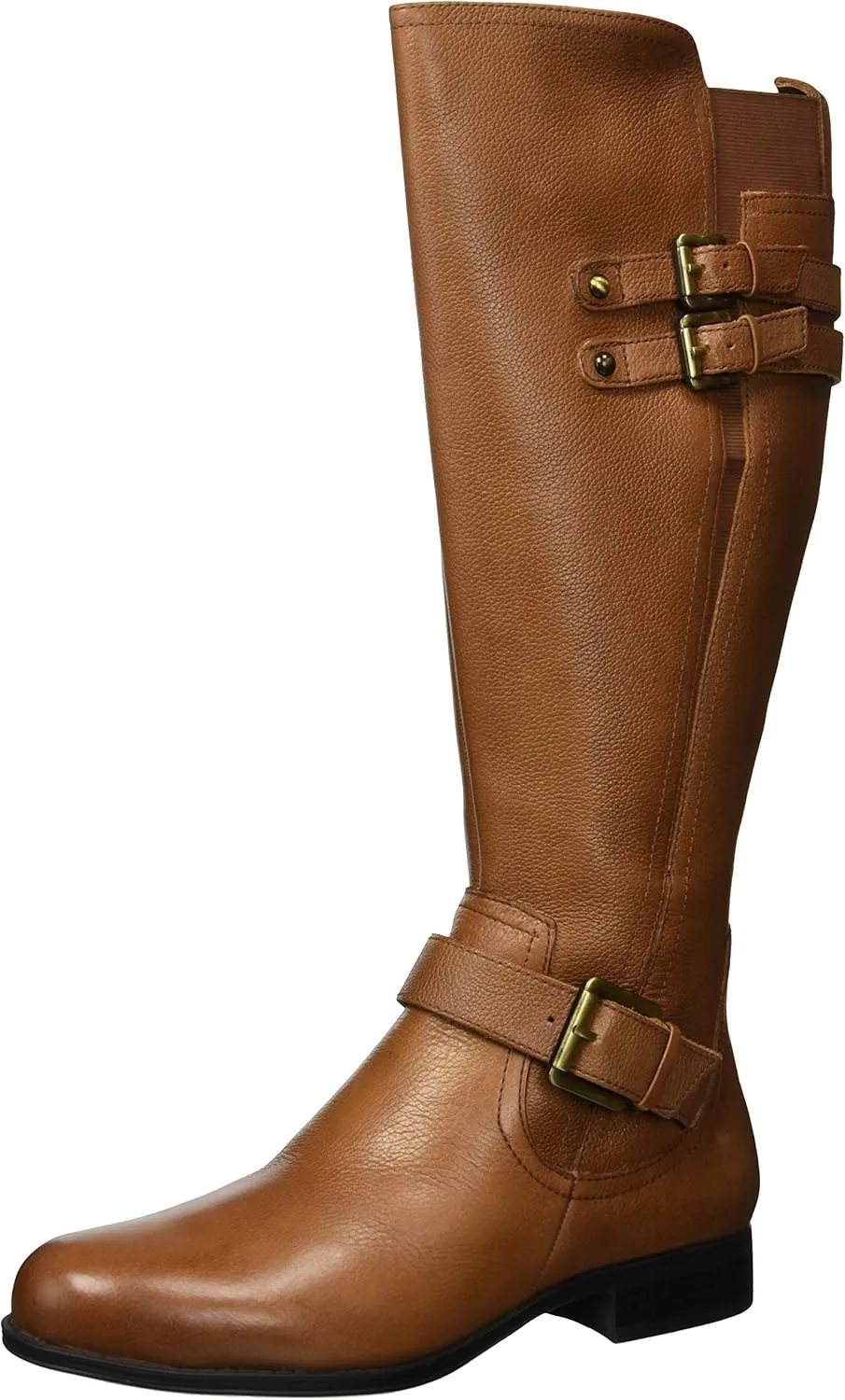 Naturalizer Women's Jessie Knee High Buckle Detail Riding Boot