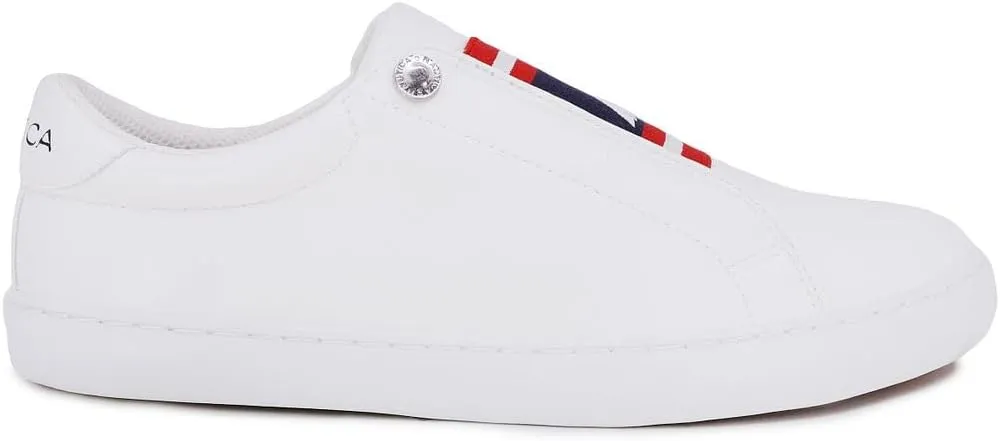Nautica Women's Slip-On Shoes: Fashionable and Comfortable Sneakers with Casual Elegance