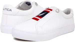 Nautica Women's Slip-On Shoes: Fashionable and Comfortable Sneakers with Casual Elegance