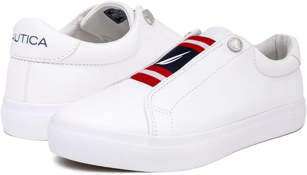 Nautica Women's Slip-On Shoes: Fashionable and Comfortable Sneakers with Casual Elegance