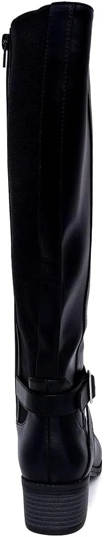Nautica Women's Tall Shaft Riding Boots: Stylish Knee-High Dress Shoes for Fall & Winter
