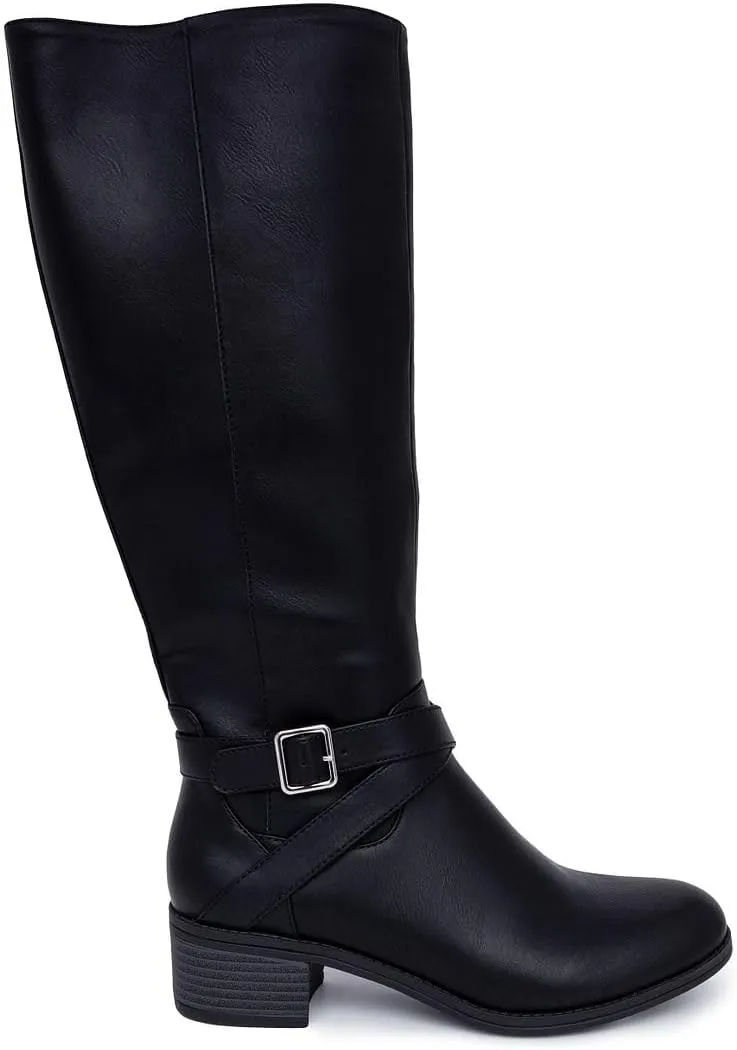 Nautica Women's Tall Shaft Riding Boots: Stylish Knee-High Dress Shoes for Fall & Winter