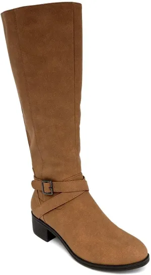 Nautica Women's Tall Shaft Riding Boots: Stylish Knee-High Dress Shoes for Fall & Winter
