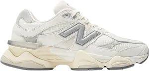 New Balance Women's 9060 Sneakers, White Grey, 5 Medium US