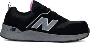 New Balance Women's Elite Lite Electrical Hazard Medium Composite Toe, Industrial Work Shoe Lightweight & Slip Resistant, Black Rose, 8.5