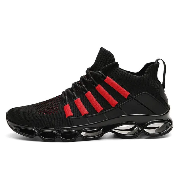 New Fishbone Blade Shoes Fashion Sneaker Shoes for Men Plus Size 46 Comfortable Sports Men's Red Shoes Jogging Casual Shoes 48