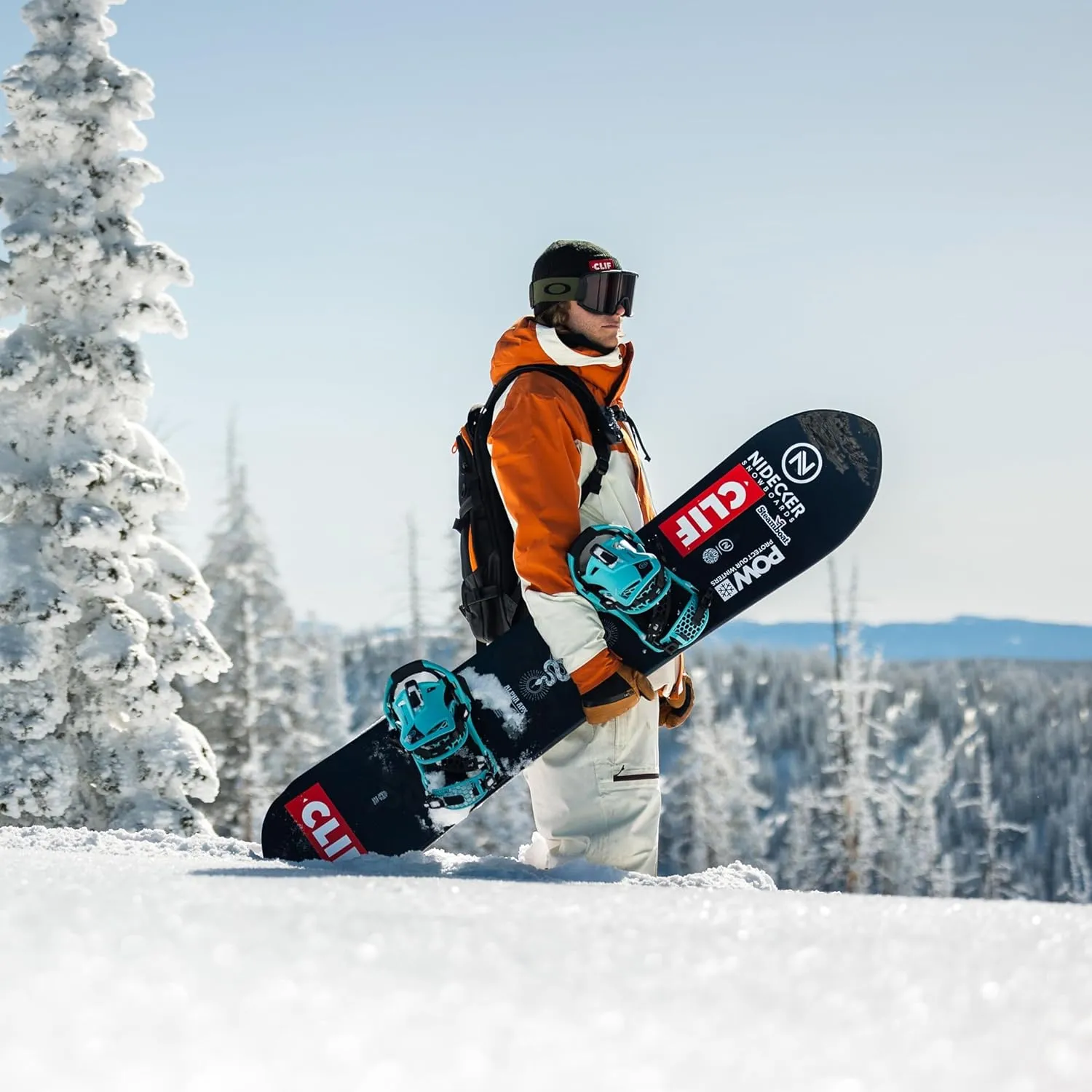 Nidecker Supermatic Snowboard First Universal, Dual-Entry, Automatic Binding - Comfortable and Reliable as a Regular Two-Strap Binding - Genuine Game Changer with its Drop in tech
