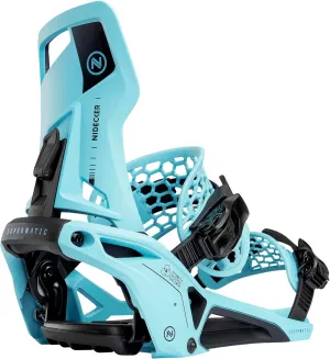 Nidecker Supermatic Snowboard First Universal, Dual-Entry, Automatic Binding - Comfortable and Reliable as a Regular Two-Strap Binding - Genuine Game Changer with its Drop in tech