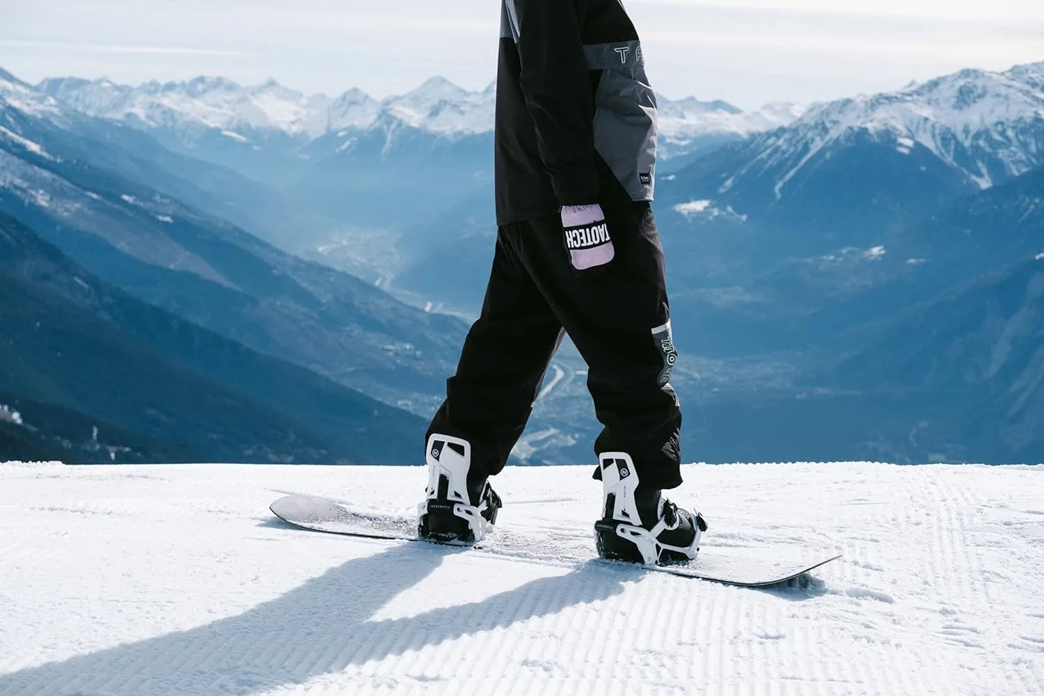 Nidecker Supermatic Snowboard First Universal, Dual-Entry, Automatic Binding - Comfortable and Reliable as a Regular Two-Strap Binding - Genuine Game Changer with its Drop in tech