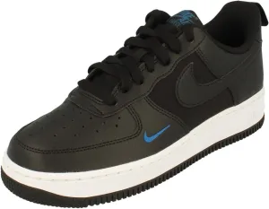 Nike Air Force 1 07 Mens Trainers FZ4625 Sneakers Shoes (UK 6 US 6.5 EU 39, Black Court Blue White 001)