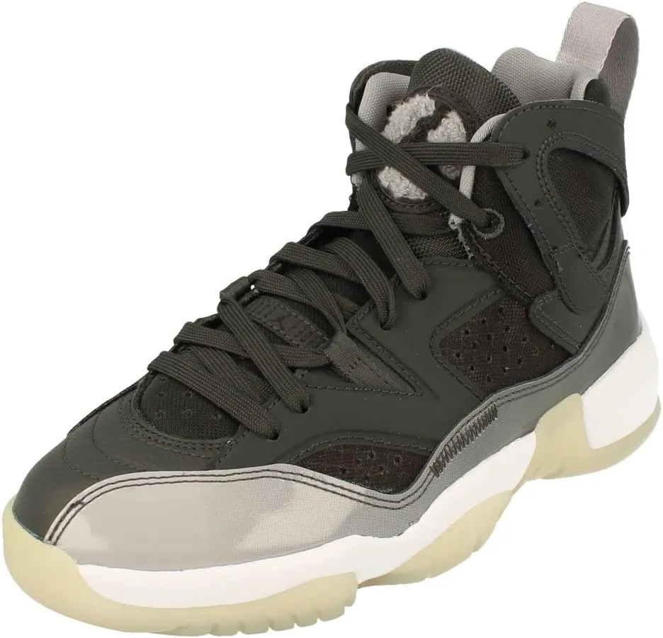 Nike Air Jordan Jumpman Two Trey Womens Trainers DR9631 Sneakers Shoes (UK 5.5 US 8 EU 39, Anthracite Black Cement Grey 003)