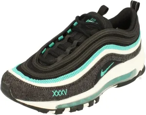 Nike Air Max 97 SE GS Running Trainers DN3275 Sneakers Shoes (UK 5.5 us 6Y EU 38.5, Black Sport Turquoise Summit White 001)