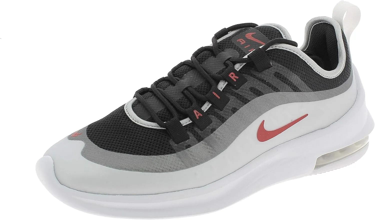 Nike Air Max Axis Mens Running Trainers AA2146 Sneakers Shoes (UK 11 US 12 EU 46, Black Sport red Metallic Platinum 009)
