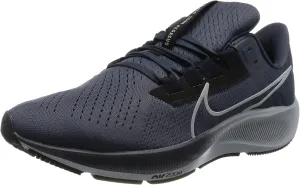 Nike Air Zoom Pegasus 38 Mens Running Trainers CW7356 Sneakers Shoes (UK 9 US 10 EU 44, Thunder Blue Wolf Grey Black 400)