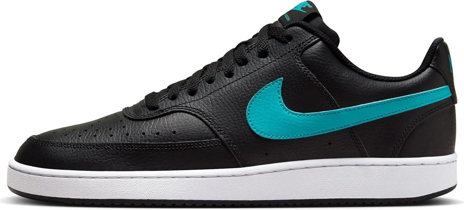 Nike Court Vision Lo Mens Trainers HF0103 Sneakers Shoes (UK 6 US 7 EU 40, Black Dusty Cactus White 001)