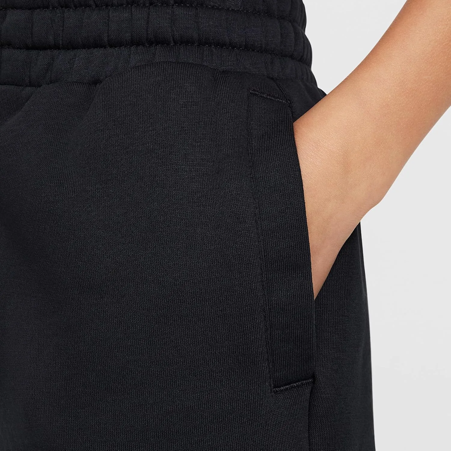 Nike Culture of Basketball Big Kids' Fleece Basketball Pants (HF8163-010, Black/Dark Smoke Grey)