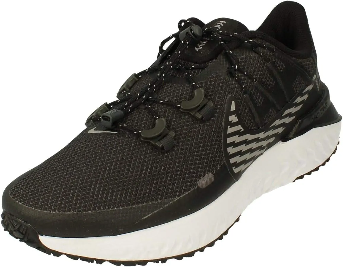 Nike Legend React 3 Shield Mens Running Trainers CU3864 Sneakers Shoes (UK 6 US 6.5 EU 39, Black Metallic Dark Grey 001)