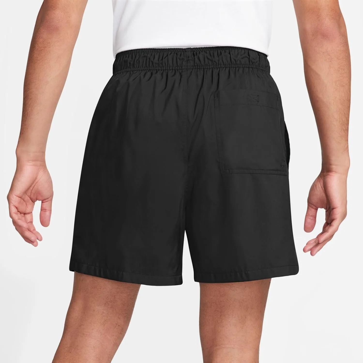 Nike Men's Club Woven Flow Shorts, Black/White