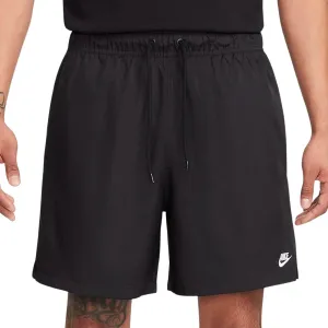 Nike Men's Club Woven Flow Shorts, Black/White