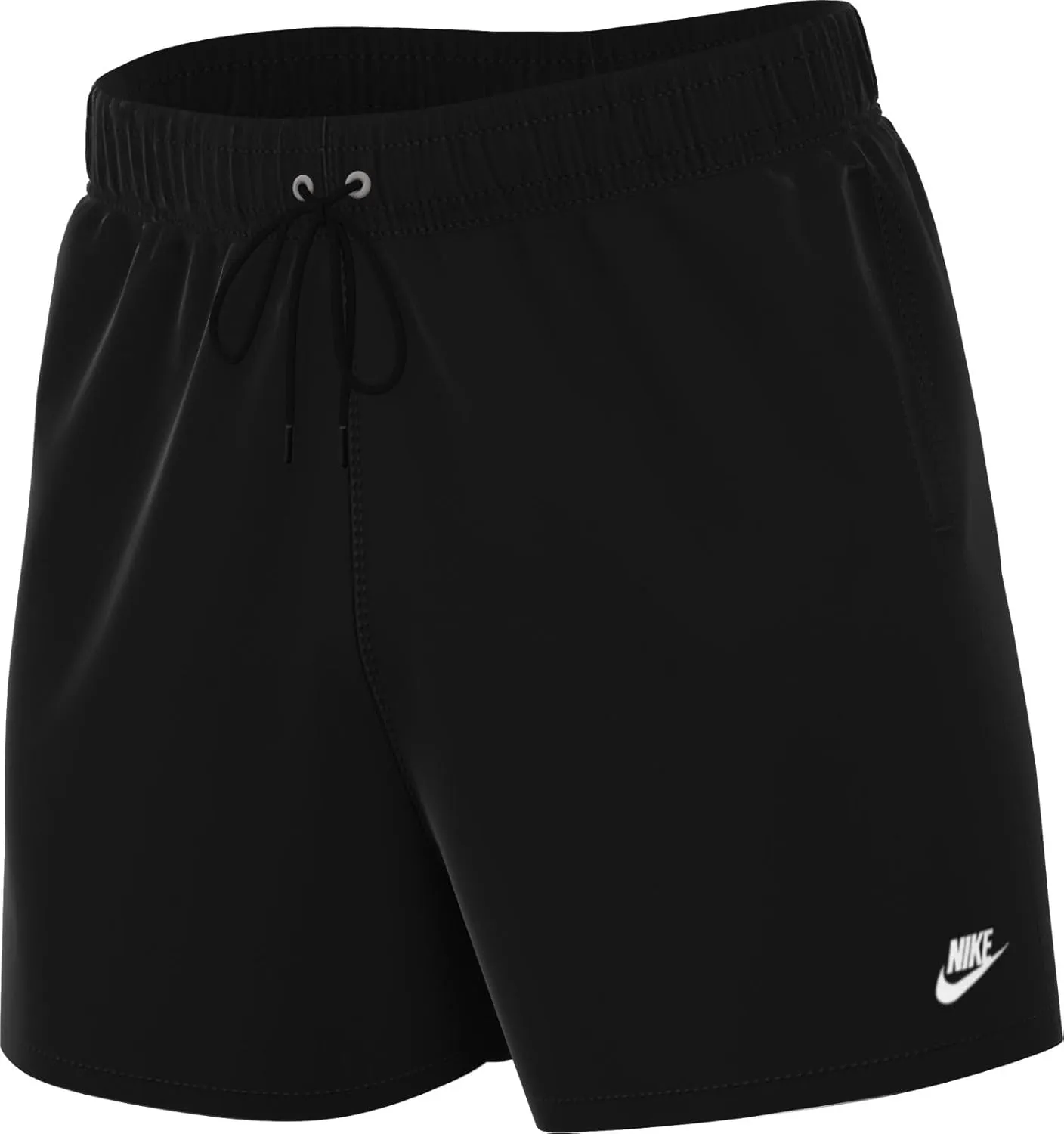 Nike Men's Club Woven Flow Shorts, Black/White