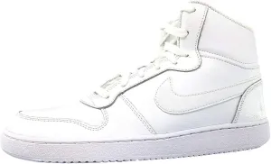 Nike Men's Ebernon Mid Casual Sneakers (10, White)