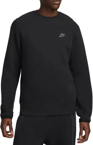Nike Mens Tecg Fleece CREW SWEATSHIRT Mens FB7916-010 (BLACK/BLACK), Size M
