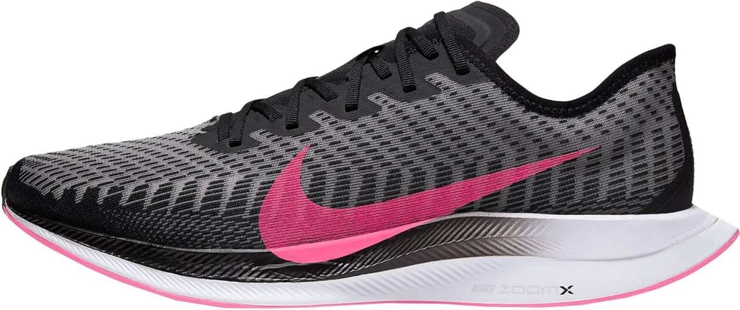 Nike Men's Zom Pegasus Turbo 2 Black/Pink Blast Sneakers 8.5