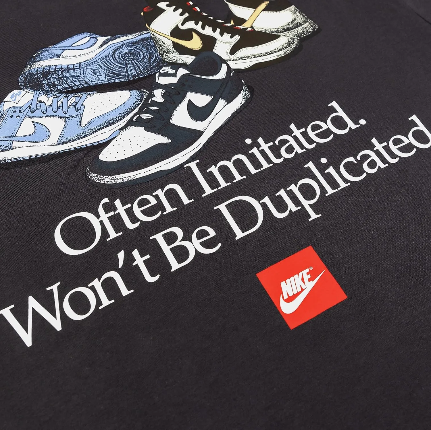 Nike NSW Dunk Graphic Mens Short Sleeve Shirt (Black/White)