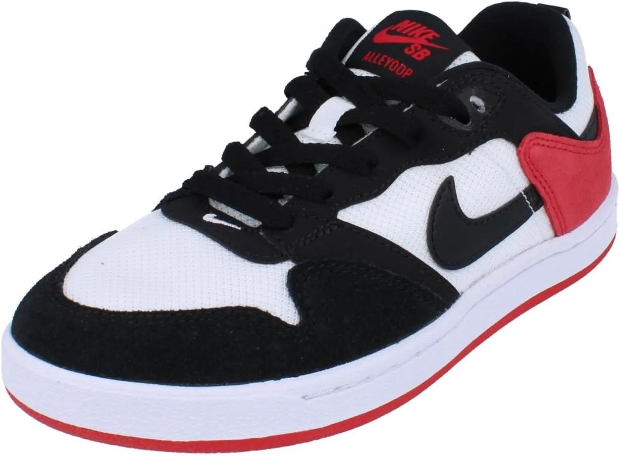 Nike SB Alleyoop GS Trainers CJ0883 Sneakers Shoes (UK 6 US 6.5Y EU 39, White Black University red 102)