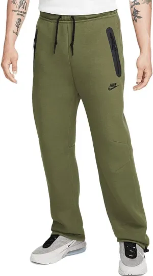 Nike Sportswear Tech Fleece Men's Open-Hem Sweatpants (Medium Olive/Black, FB8012-222) Size X-Large
