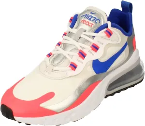 Nike Womens Air Max 270 React Running Trainers CW3094 Sneakers Shoes (UK 3 US 5.5 EU 36, White Racer Blue Flash Crimson 100)