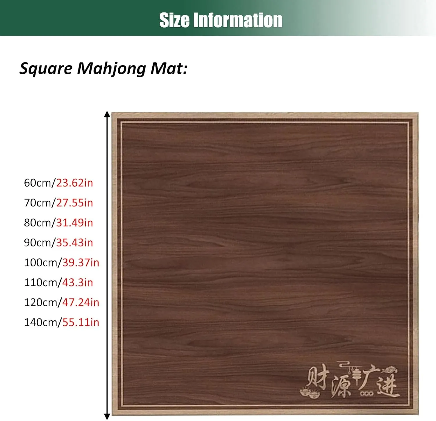 Non-Slip Crystal Velvet Mahjong Mat for Table, Quiet Noise Reduction Table Cover for Home Chess Room Mahjong Poker Cards Board Games, with Carrying Bag(Coffee 1,70cm/27.55in)