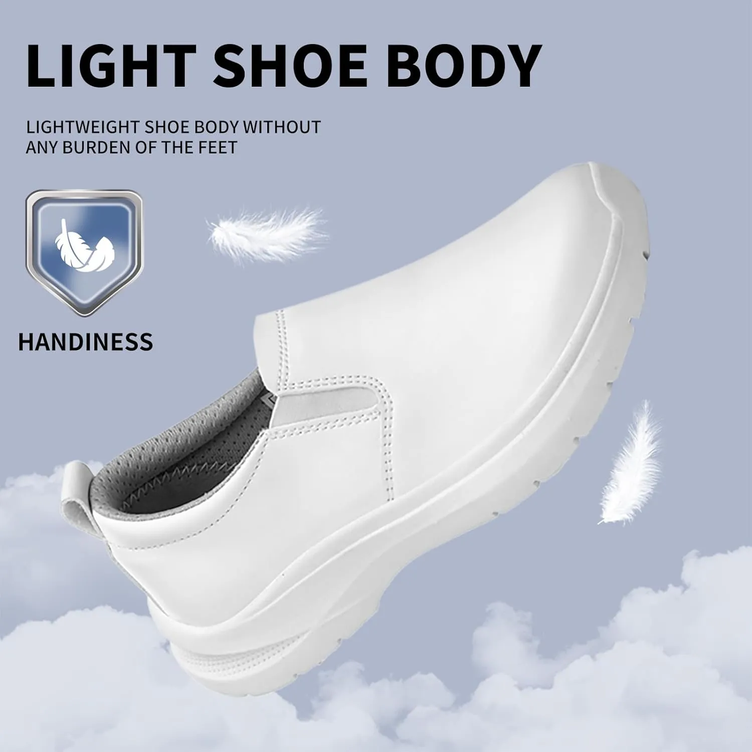 Non Slip Shoes for Women Food Service -Slip On, Lightweight,Comfortable,Nurse Shoe and Crew Work.