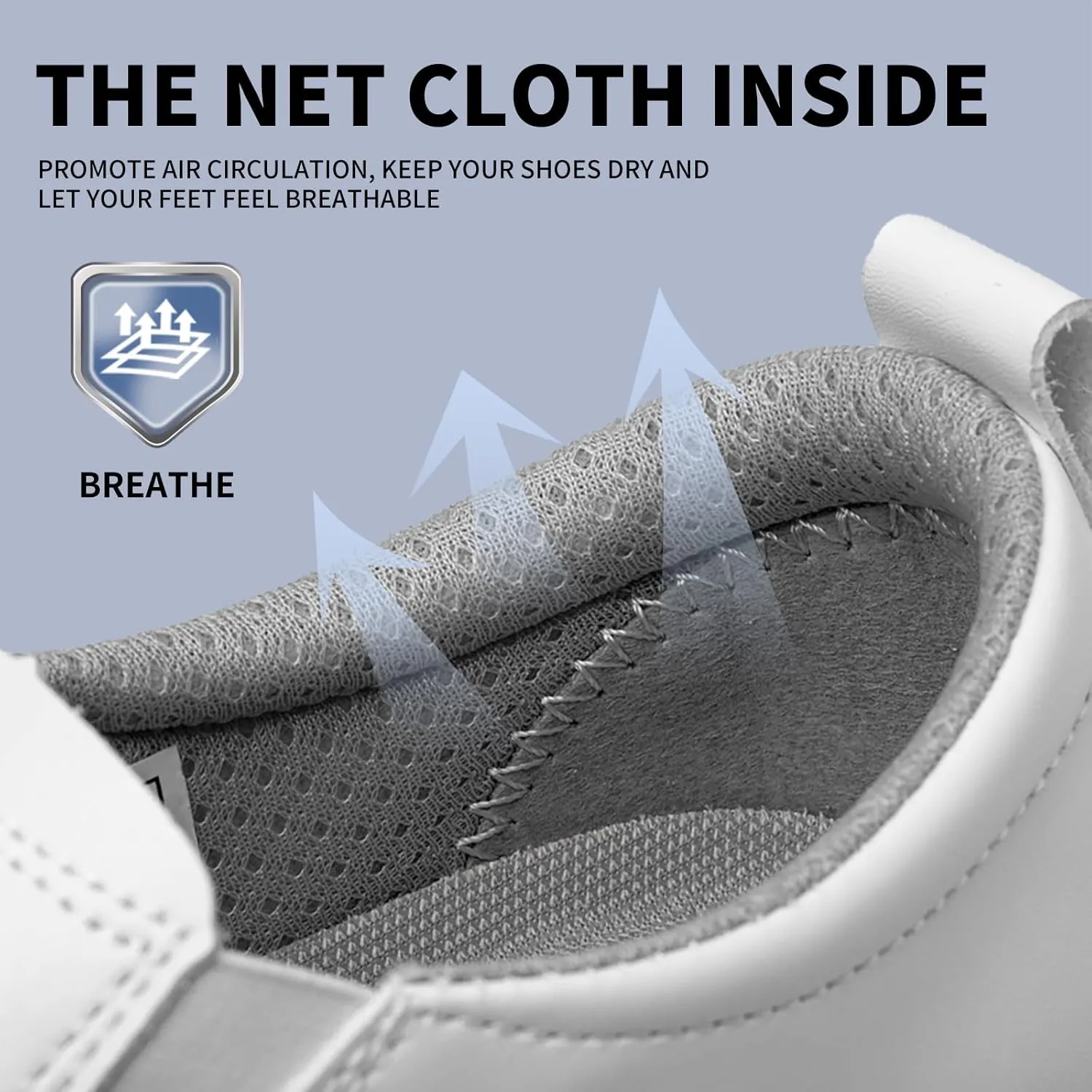 Non Slip Shoes for Women Food Service -Slip On, Lightweight,Comfortable,Nurse Shoe and Crew Work.