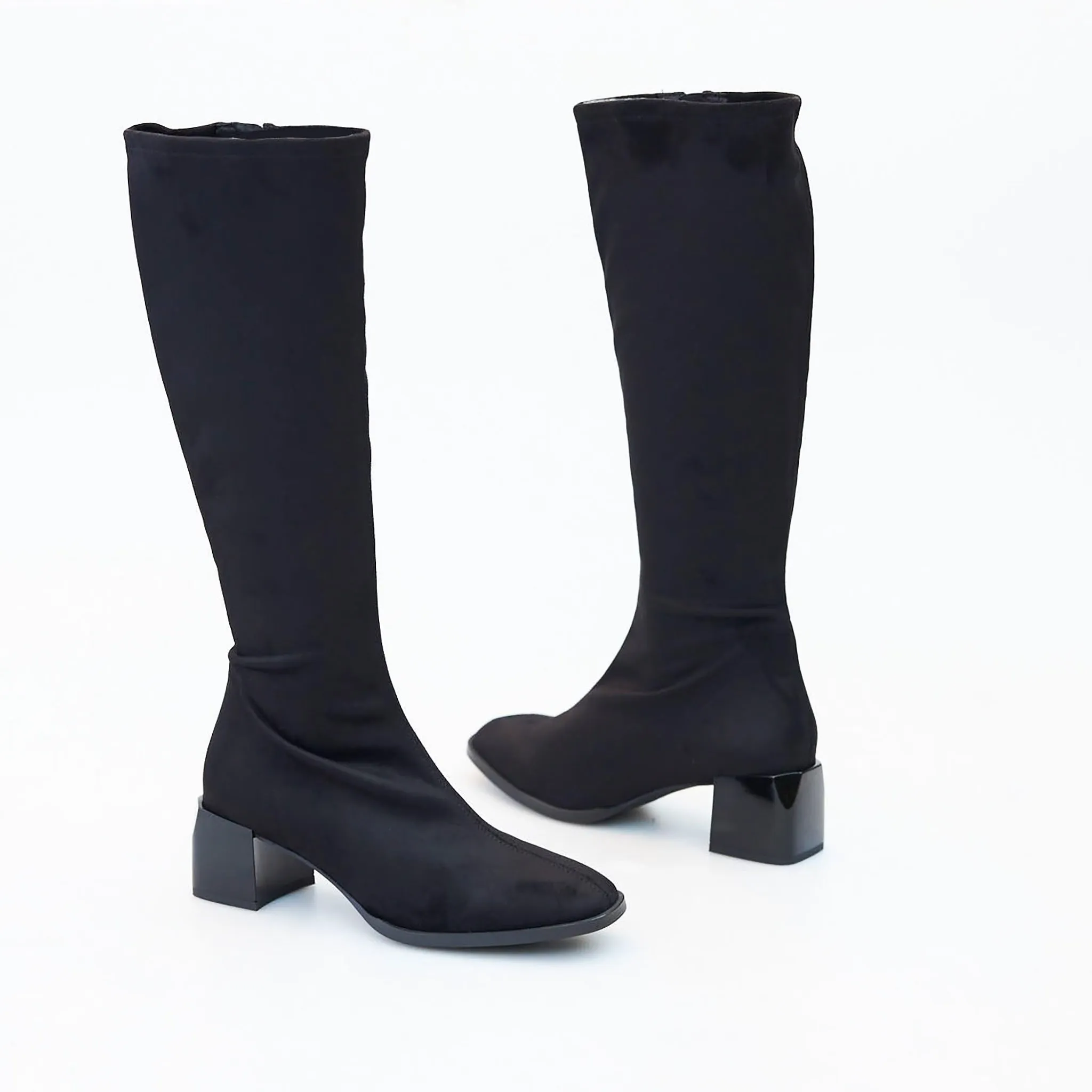 Nozomi Black or Brown Stretch Boots